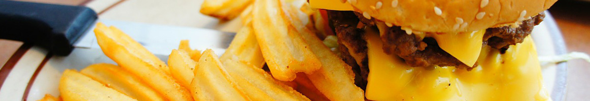 Eating Burger Fast Food Hot Dog at Nation's Giant Hamburgers & Great Pies restaurant in Orinda, CA.